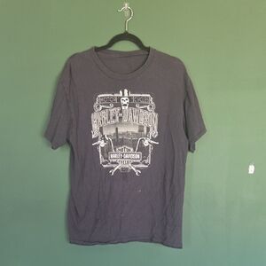 Harley-Davidson Men's Dark Gray Graphic Tee